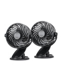 BLACK+DECKER 4" Multi-Mode Desk & Clip Fan Twin-Pack